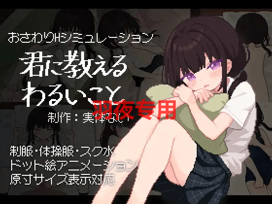 [SLG/新作/触摸/像素动画] 君に教えるわるいこと [500M/度盘]-云享社